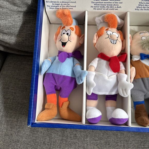 Keebler Elves Commemorative Set Elfin Bean Doll Collectibles 2000 2nd Edition - Picture 6 of 7